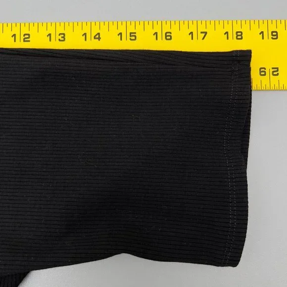 Naked Wardrobe Black Snatched Ribbed Shorts Size S NW-P0081 - Picture 8 of 9